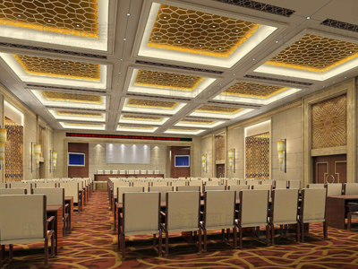 會議廳聲學處理前后