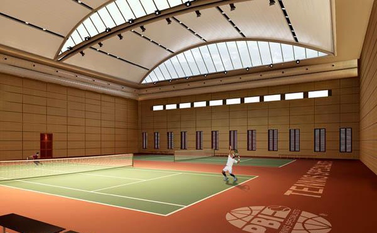 陜西安康網球館軟包吸音板聲學工程-1