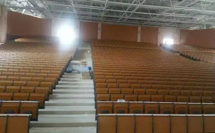 湖南湘西大禮堂報(bào)告廳a級玻鎂吸音板聲學(xué)工程-1